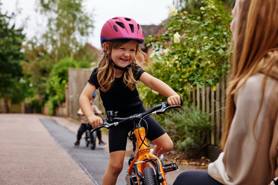 Young girl on a bike - bike club