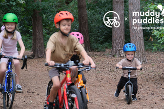4 children on range of bikes