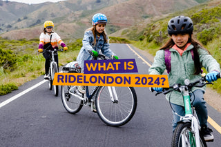 ridelondon 2023 - child on woom bike