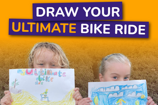 draw your ultimate bike ride heading