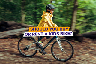 child on a bike in forest - bike club